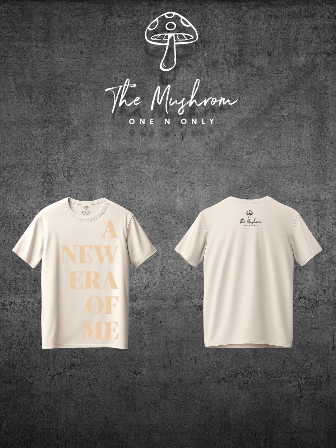 Premium Oversized Cream T-Shirt.