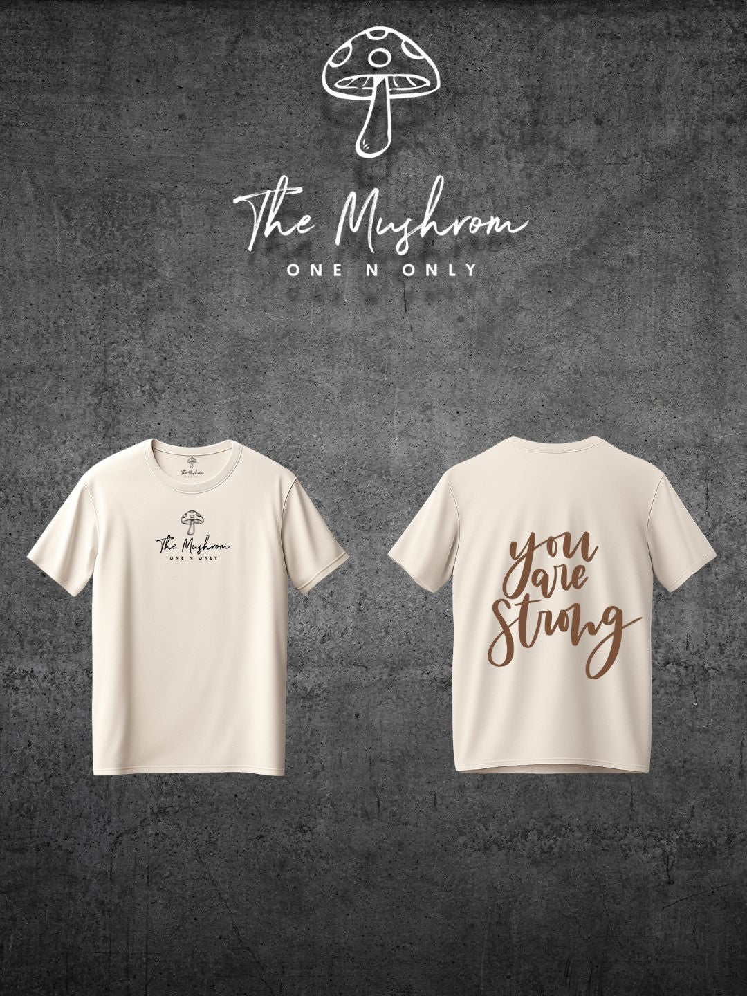 Premium Oversized Cream T-Shirt.