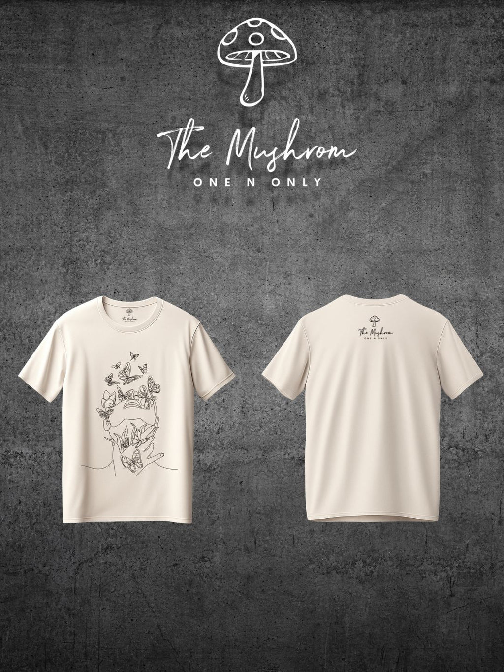 Street & Casual Premium Oversized Cream T-Shirt With Aesthetic Design