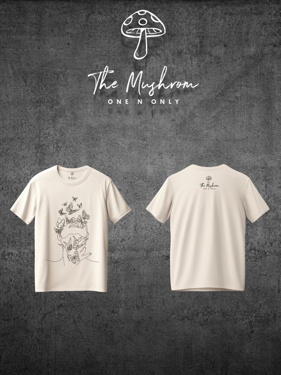 Street & Casual Premium Oversized Cream T-Shirt With Aesthetic Design