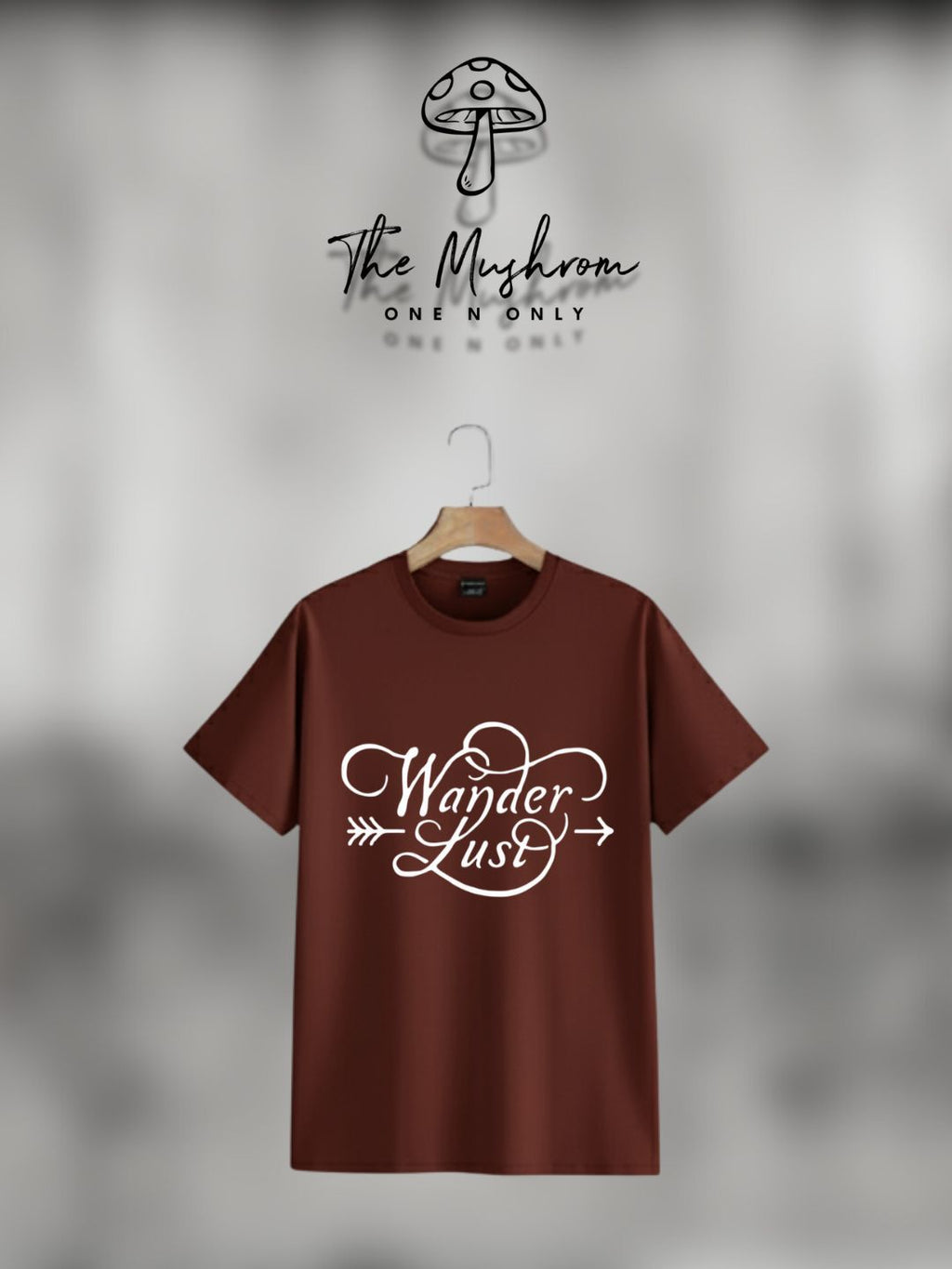 Street & Casual Premium Oversized Rust Maroon T-Shirt 