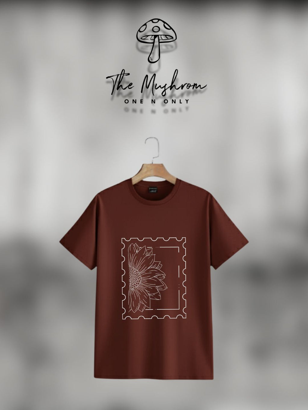 Street & Casual Premium Oversized Rust Maroon T-Shirt 