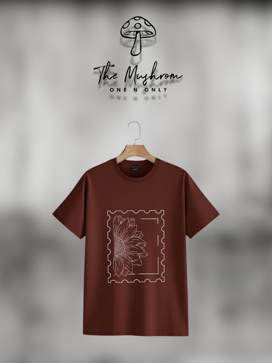 Street & Casual Premium Oversized Rust Maroon T-Shirt 